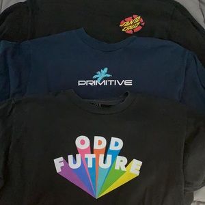 Multiple Zumiez t-shirts